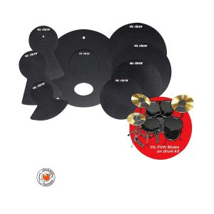 Vic Firth Mute Set - Rock/Fusion (10”, 12”, 14”, 16, 22, hi-hat & x2 cymbal) پد سایلنت ویکفرد امریکا کد 3918